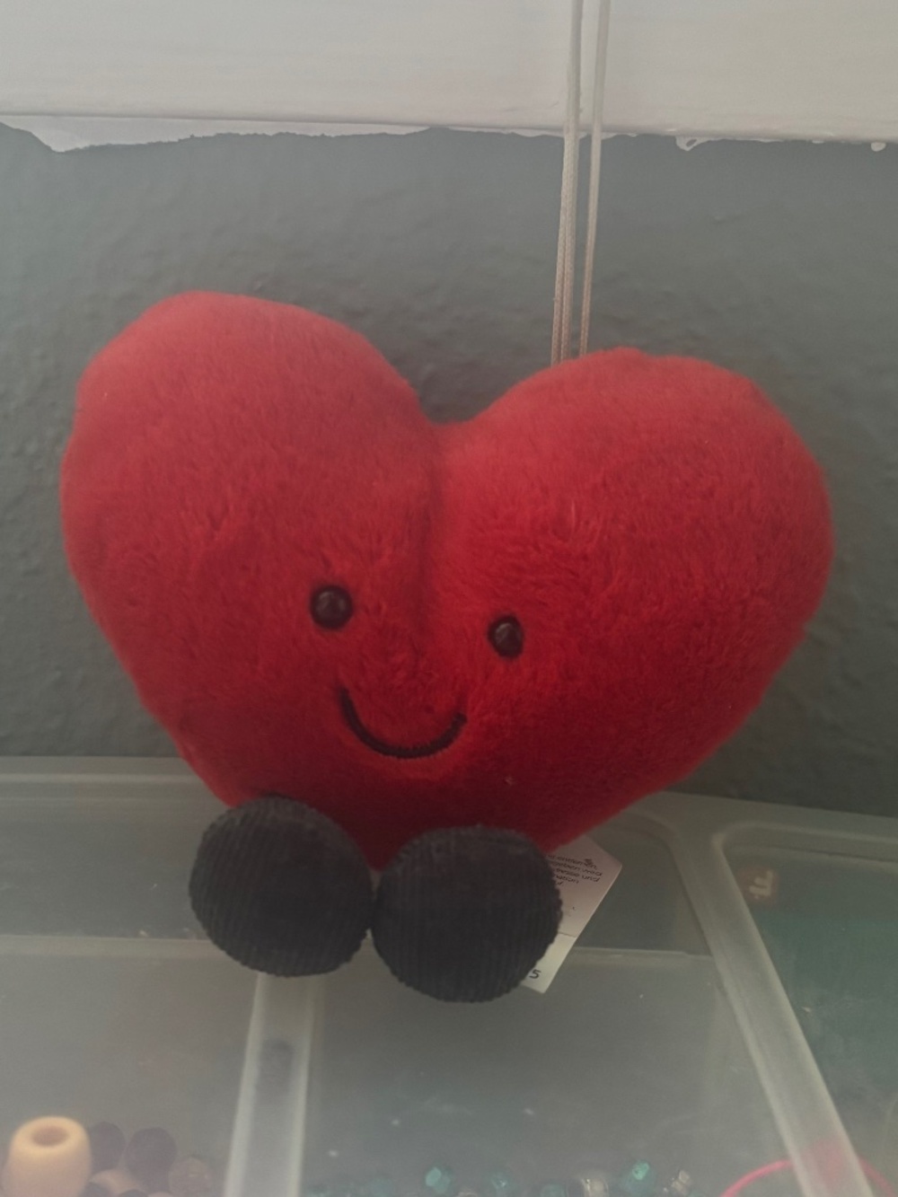 Amuseables Red Heart Retired Jellycat Small
